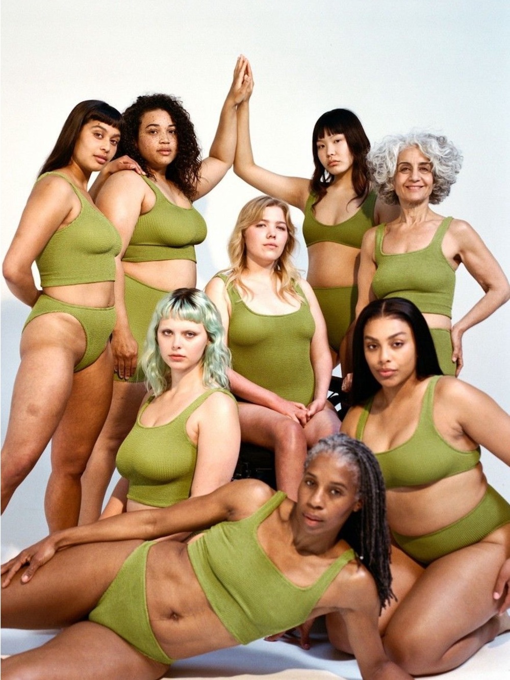 Youswim Olive Green Textured Bikini Set - Picture 3 of 3